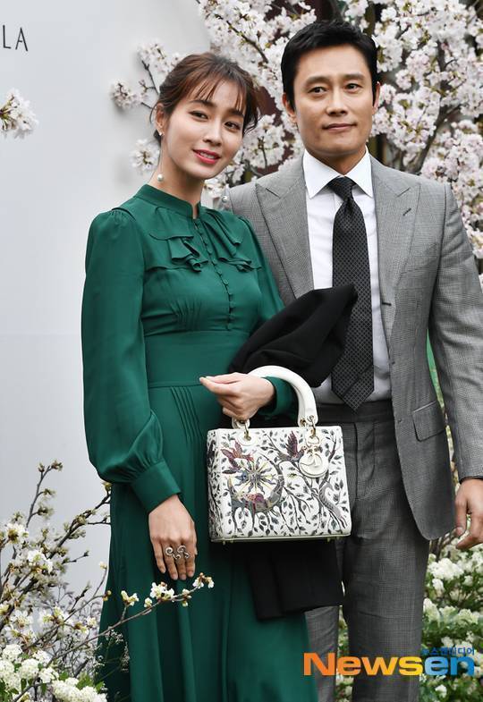 왼쪽부터 이민정, 이병헌 (사진=뉴스엔 DB)