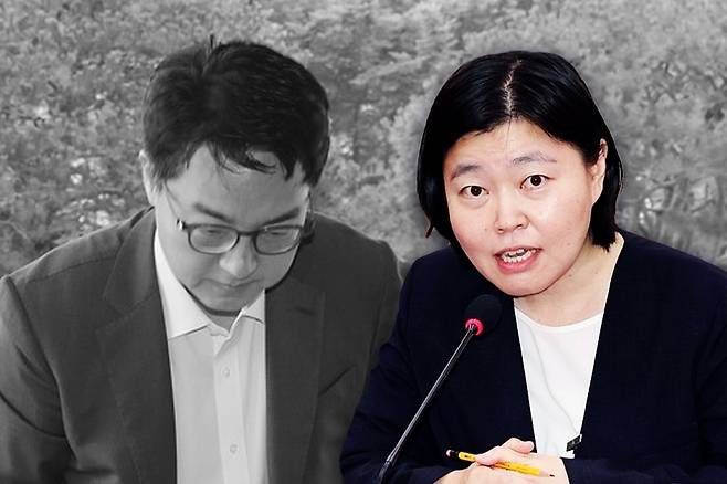 검찰개혁을 목전에 둔 상황에서 퇴직한 (왼쪽)심우정 검찰총장과 (오른쪽)서울동부지검장으로 승진한 임은정 전 대전지검 부장검사 ⓒ시사저널 양선영 디자이너·연합뉴스