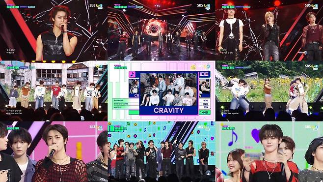 SBS funE ‘더쇼’ 방송 캡처