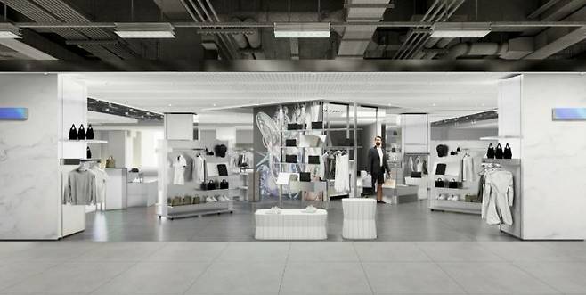 키네틱 스테이지 조감도 이미지. 롯데백화점 제공