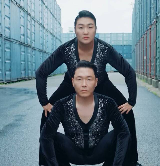 싸이, 이수지. (사진=싸이 SNS)