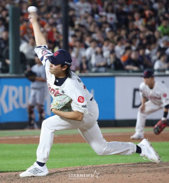 롯데 정철원. /사진=김진경 대기자