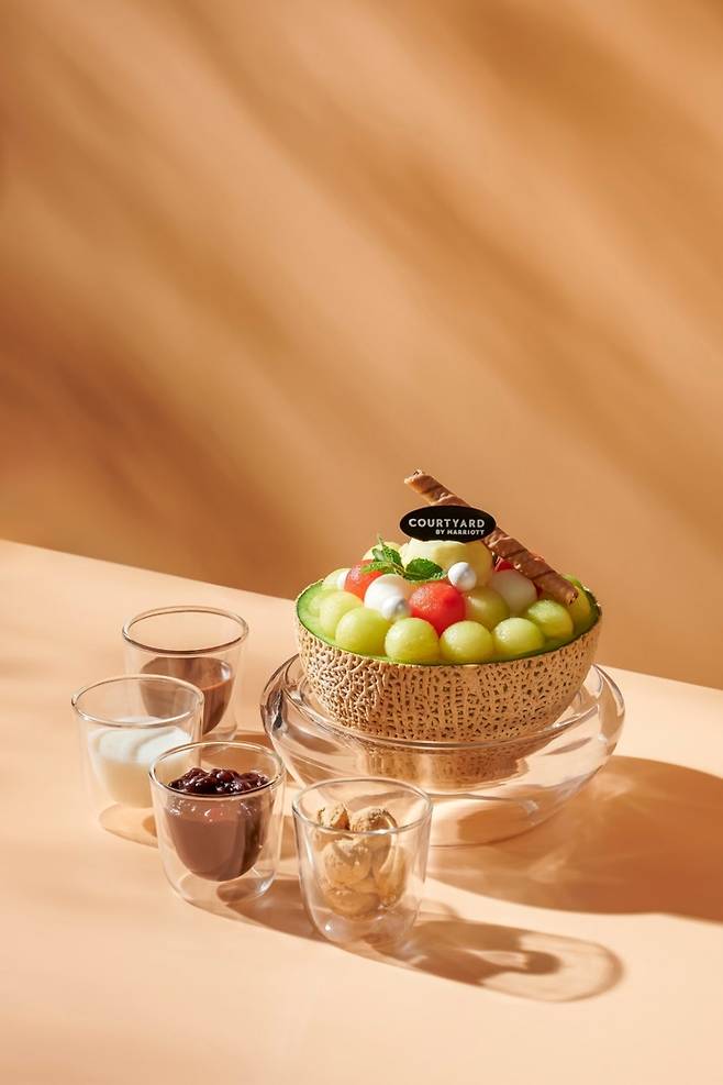 멜론 빙수 / 사진=코트야드 메리어트 서울 남대문