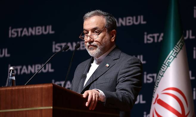 압바스 아락치 이란 외무장관. EPA연합뉴스