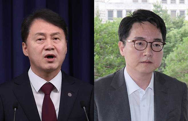 김주현 전 민정수석, 심우정 전 검찰총장 ⓒ뉴시스·연합뉴스