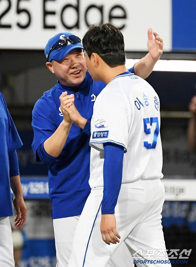 국민 유격수 출신 박진만 감독도 감탄한 이승현의 인생투였다. 대구=박재만 기자 pjm@sportschosun.com