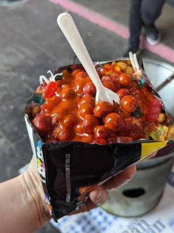 과자 봉지 안에 콩, 타코 소스, 젤리 등을 넣어 만든 도릴로코. 인터넷 커뮤니티 '레딧' 캡처