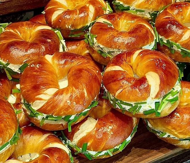 런던베이글뮤지엄의 베이글 제품. 런던베이글뮤지엄 인스타그램 캡처