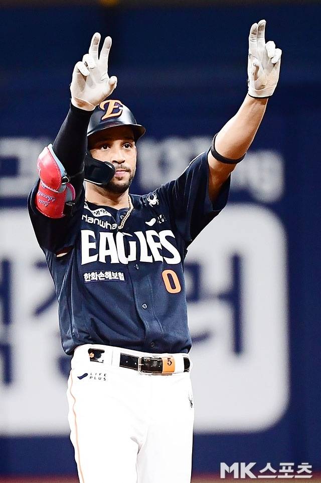 최근 큰 존재감을 드러내고 있는 리베라토. 사진(고척 서울)=김영구 기자