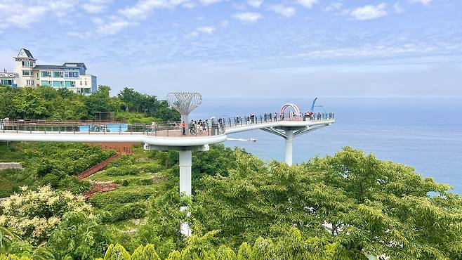 도째비골 스카이밸리는 묵호를 찾는 관광객들이 필수로 찾는 곳이다.