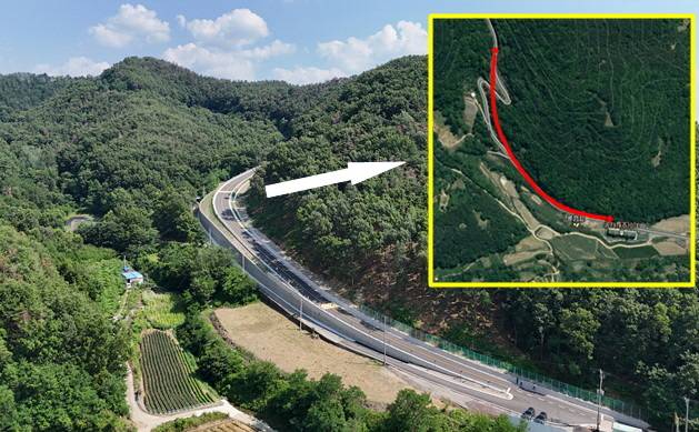 십이리지구 도로선형개선(군도19호) 사업추진(후)/창녕군/