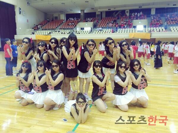 방과후활동으로 준비한 K팝댄스 공연. 출처 미호 본인