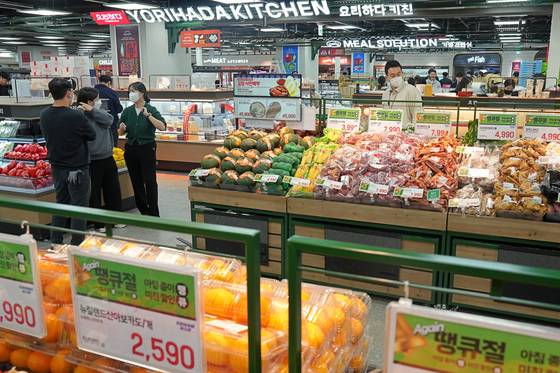 롯데슈퍼의 첫 그로서리 특화매장인 그랑그로서리 도곡점. 사진 롯데슈퍼