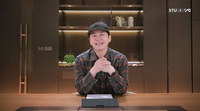 Yang Hyun-suk, executive producer at YG Entertainment, speaks of the company's 2025 plan in a video shared on its official blog in December 2024. (YG Entertainment)