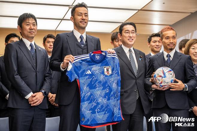 나가토모 유토(사진 맨 오른쪽). 사진=AFPBBNews=News1