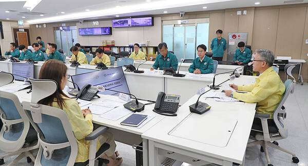 8일 열린 제주도 가뭄 대비 관계기관 점검회의. ⓒ헤드라인제주