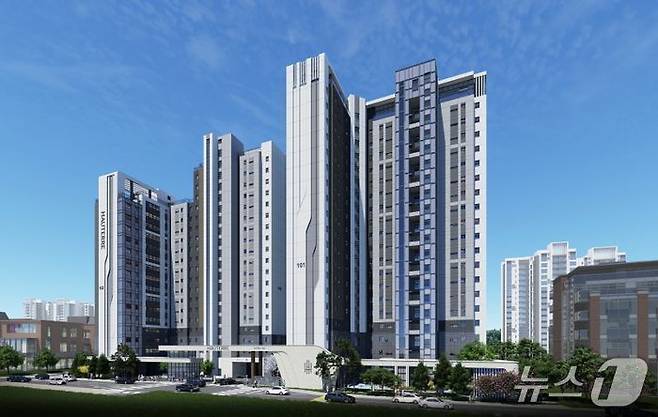 오티에르포레 조감도 (포스코이앤씨 제공)