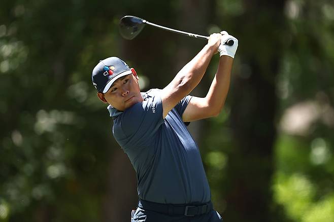 김시우가 제네시스 스코티시 오픈에서 다음주 디 오픈 출전권 마지막 기회를 노린다. 지난 4월 공동 8위에 오른 RBC 헤리티지에서 드라이버샷을 날리고 있는 김시우. |게티이미지