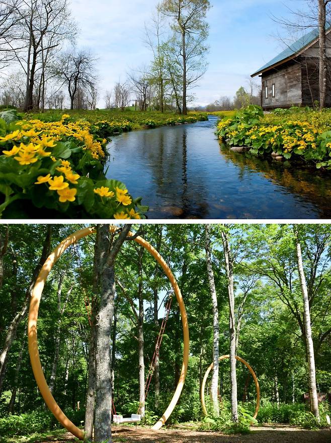 롯카노모리(위 사진)와 다이세쓰 모리노 가든. 한진관광 제공