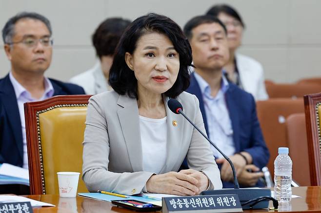 이진숙 방송통신위원장/ 사진=뉴스1