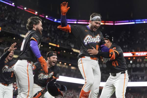 베일리는 인사이드 더 파크 홈런으로 경기를 끝냈다. 사진= AP= 연합뉴스 제공