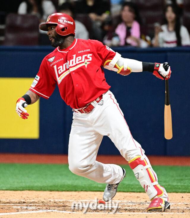 SSG 랜더스 기예르모 에레디아./마이데일리