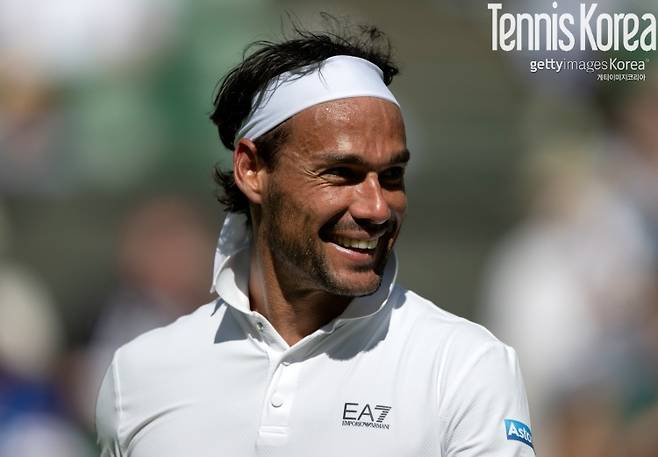 2025 윔블던 남자 단식 1회전에서 활짝 웃고 있는 포니니