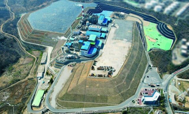 울산 소재 코엔텍 소각 시설 전경.