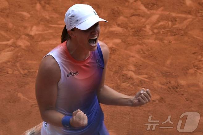 폴란드의 이가 시비옹테크도 생애 첫 윔블던 우승에 도전한다. ⓒ AFP=뉴스1 ⓒ News1 우동명 기자