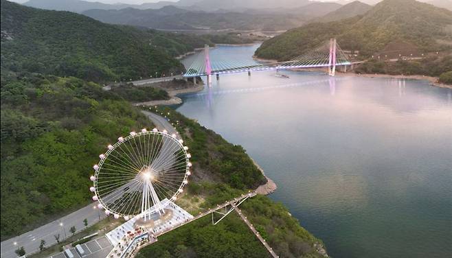 청풍호반. 제천시 제공