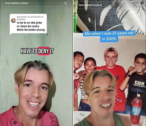 36세의 루안 헤이스 올리비에라는 자신이 10대 소년처럼 생겼다고 주장하며 ‘인터넷 유명인’이 됐다. 출처=루안 헤이솔리 틱톡