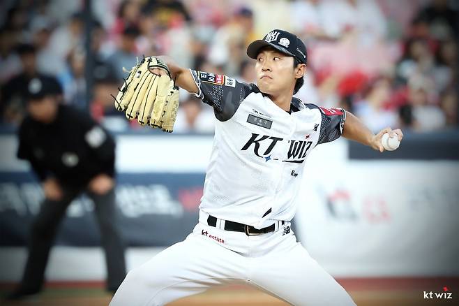 KT 전용주는 구속을 끌어올려 불펜진에 큰 힘이 되고 있다. 사진제공|KT 위즈