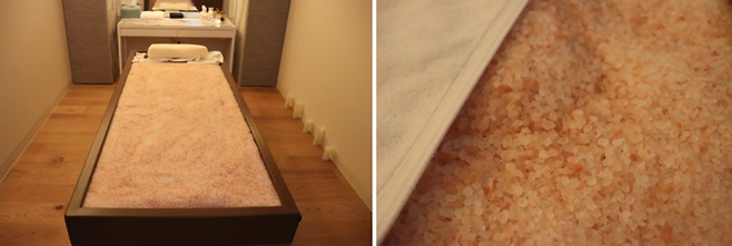 히말라야 솔트 침대/사진=김지은 여행+ 기자