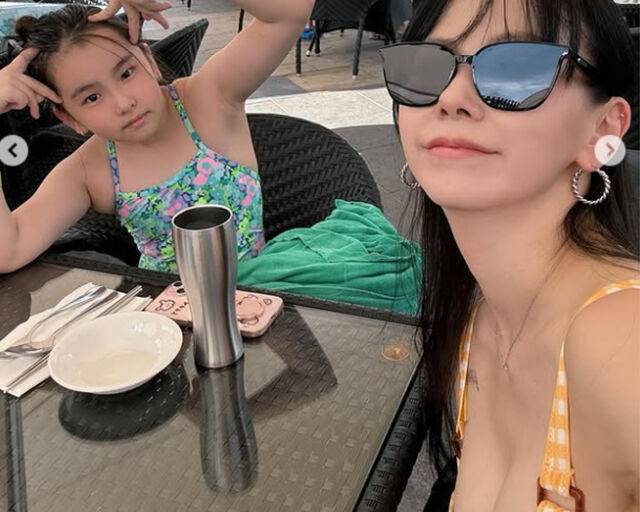 김지우가 딸에 대한 애정을 드러냈다. / 김지우 소셜미디어