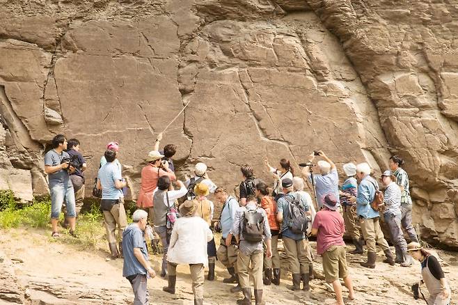 반구대 암각화. 울산시 제공