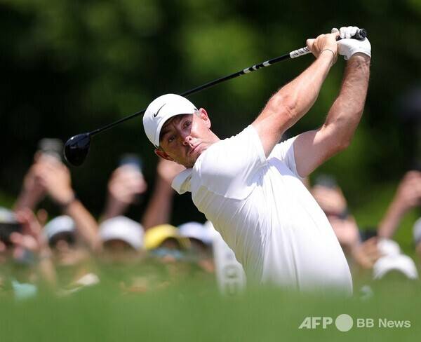 2025년 미국프로골프(PGA) 투어 '디오픈 전초전' 제네시스 스코티시 오픈 우승 경쟁에 뛰어든 로리 맥길로이. 사진제공=ⓒAFPBBNews = News1