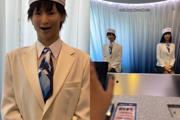 일본 도쿄의 한 로봇 호텔에 방문한 아르헨티나 출신 인플루언서가 남긴 후기가 화제를 모으고 있다. 틱톡 캡처