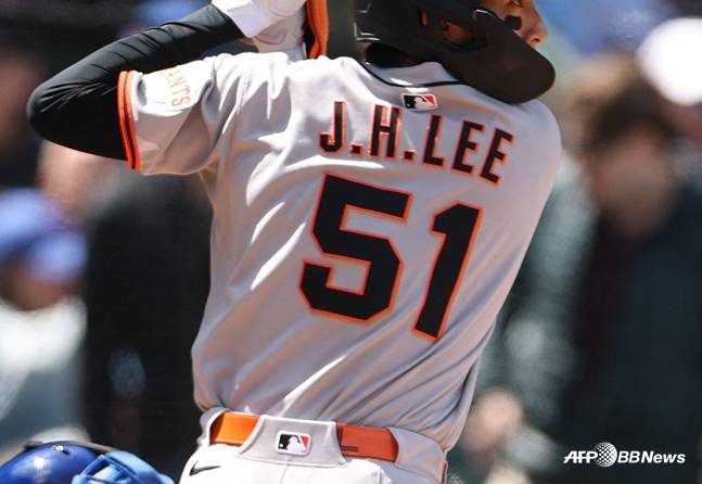 이정후의 어웨이 유니폼. /AFPBBNews=뉴스1