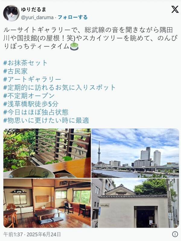 루사이트 갤러리는 드라마 속에서 '마메카메도'라는 이름으로 등장한다. 사진=X 캡처