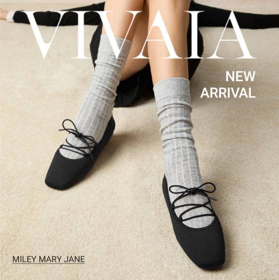 비바이아(VIVAIA), 지속 가능성의 균형 제시… 친환경 여성 신발 브랜드로 도약