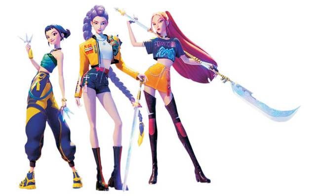 ‘케이팝 데몬 헌터스’ 속 걸그룹 헌트릭스