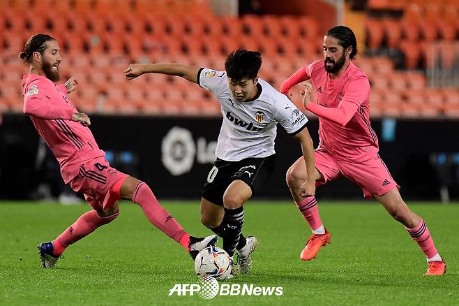 스페인 발렌시아 시절 이강인. /AFPBBNews=뉴스1