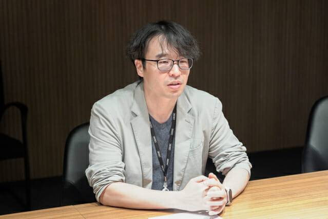 송재원 덱스터 R&D 연구소장이 인터뷰에 응하고 있다.