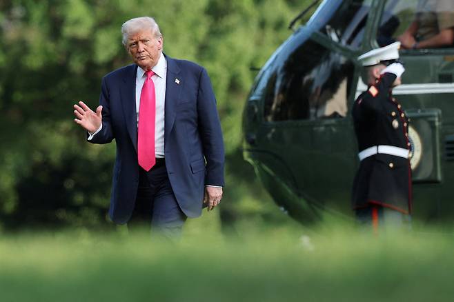 도널드 트럼프 미 대통령. /로이터=연합뉴스