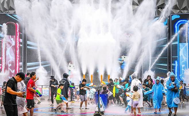 서울랜드 워터워즈. 서울랜드 제공