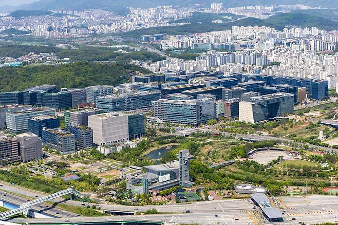 판교 테크노밸리 전경. 성남시 제공