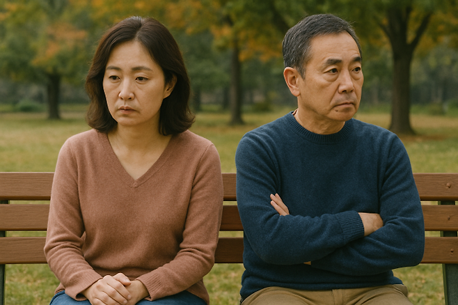 AI로 생성한 중년 남녀 이미지