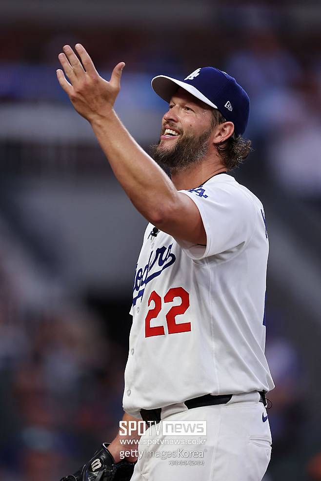 ▲ 내셔널리그 올스타 두 번쨰 투수로 마운드에 오른 클레이튼 커쇼.