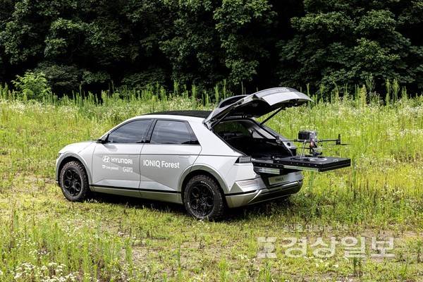 현대자동차가 아이오닉 9 드론 스테이션을 가동하고 있다고 17일 밝혔다. 현대차 제공