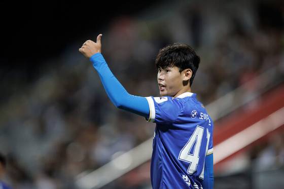 뉴캐슬에 입단할 것으로 보이는 박승수. 사진 프로축구연맹